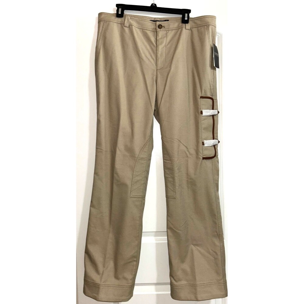 NWT Lauren Ralph Lauren Tan Cargo Capris with Brown Boots - Picture 2 of 12